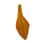 Bottega Veneta Orange Leather Intercciato Hobo Bag