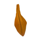 Bottega Veneta Orange Leather Intercciato Hobo Bag