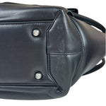 Bottega Veneta Black Nappa Leather Maxi Intrecciato Padded Large Arco Shoulder Bag