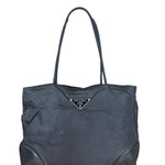 Prada Nylon & Leather Zip Tote