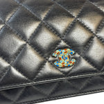 Chanel Black Quilted Wallet On Chain 2019