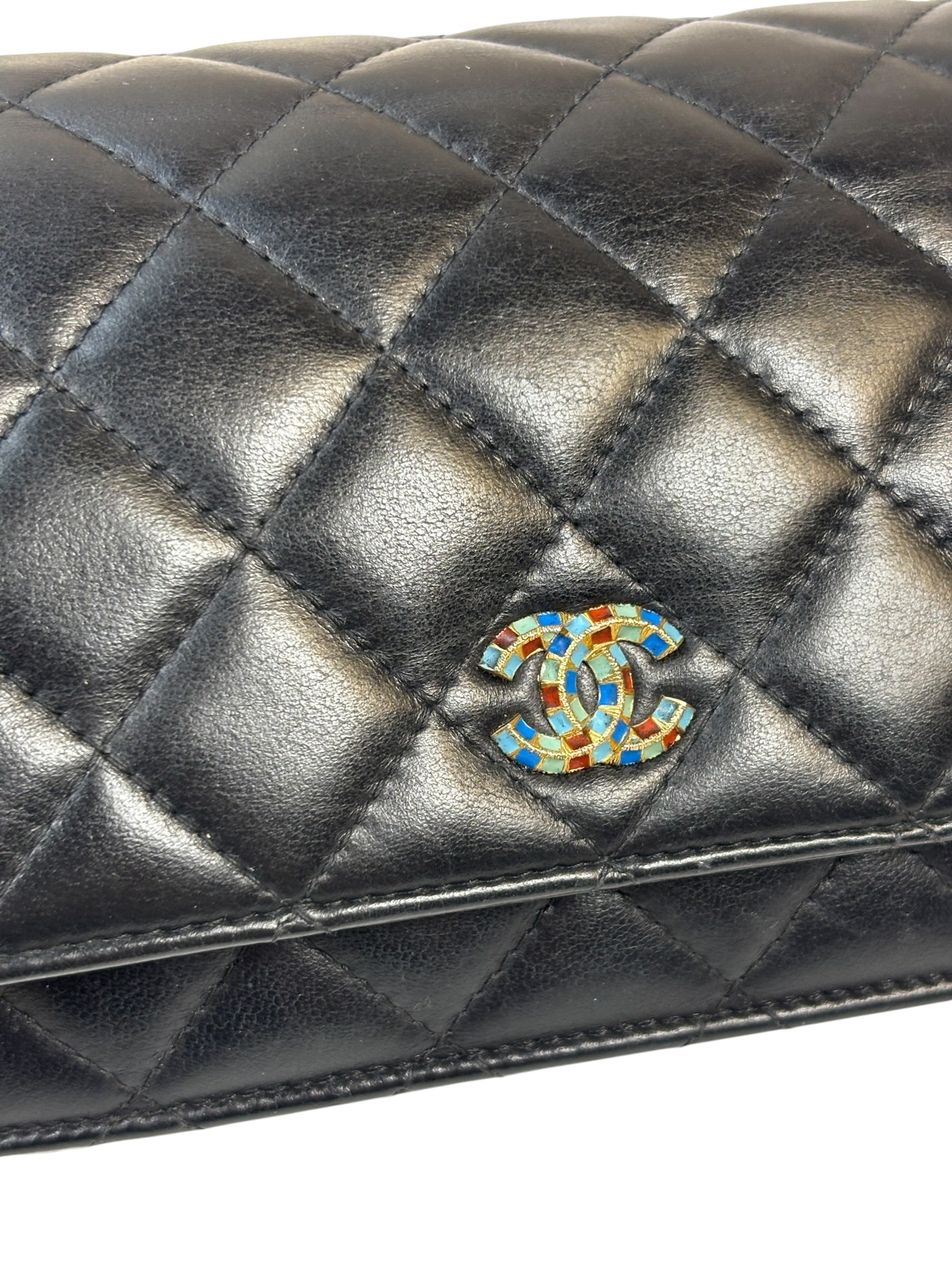 Chanel Black Quilted Wallet On Chain 2019