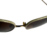 Oliver Peoples Gold-Tone Aviator Sunglasses