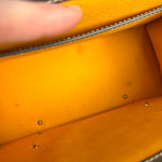 Goyard Mini Grey Goyardine Saigon Top Handle Bag