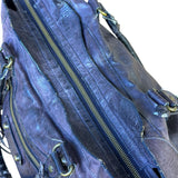 Balenciaga Vintage Purple Classic Motorcycle City Bag