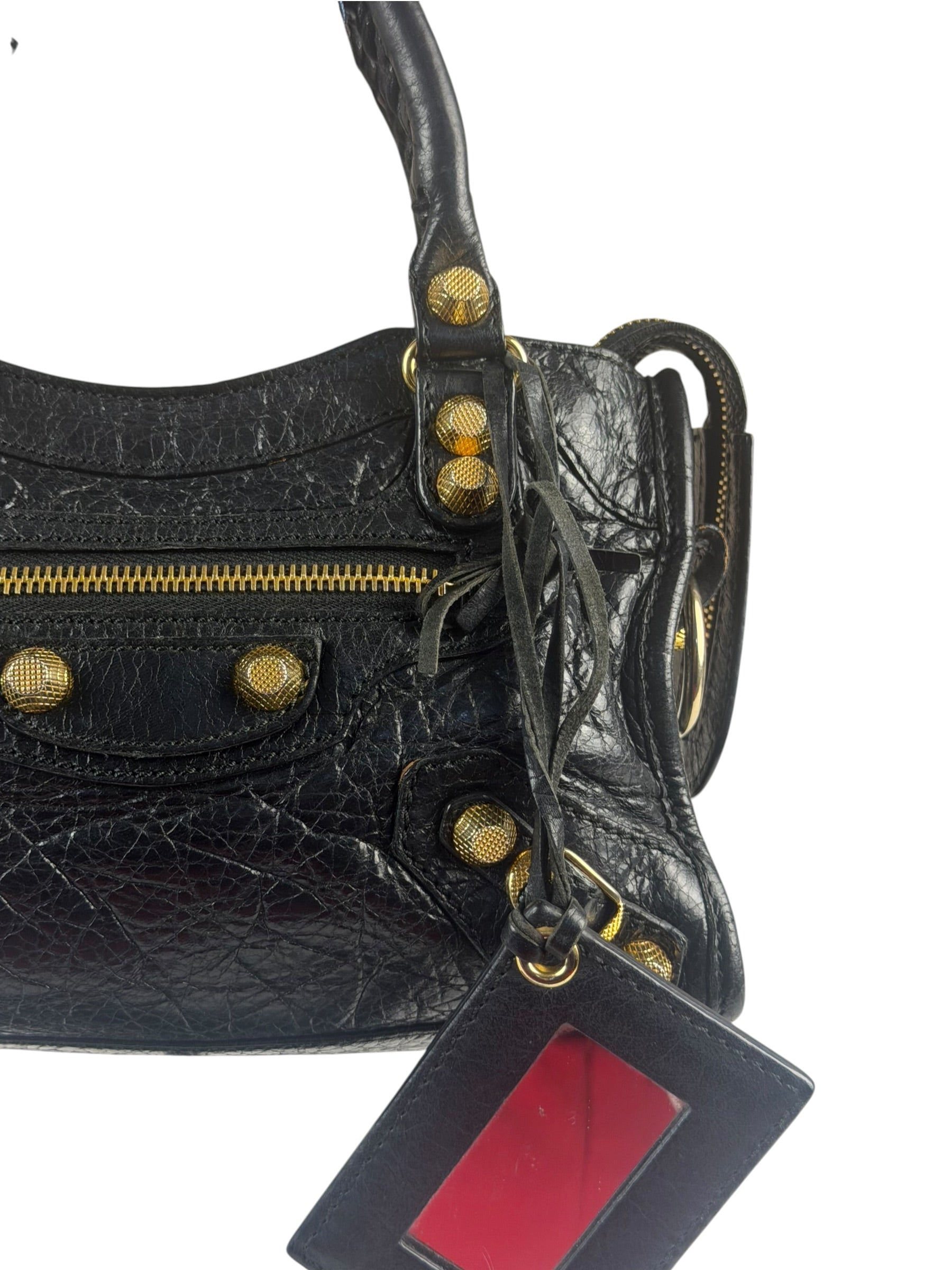 Balenciaga Black Calfskin Mini Le City Bag