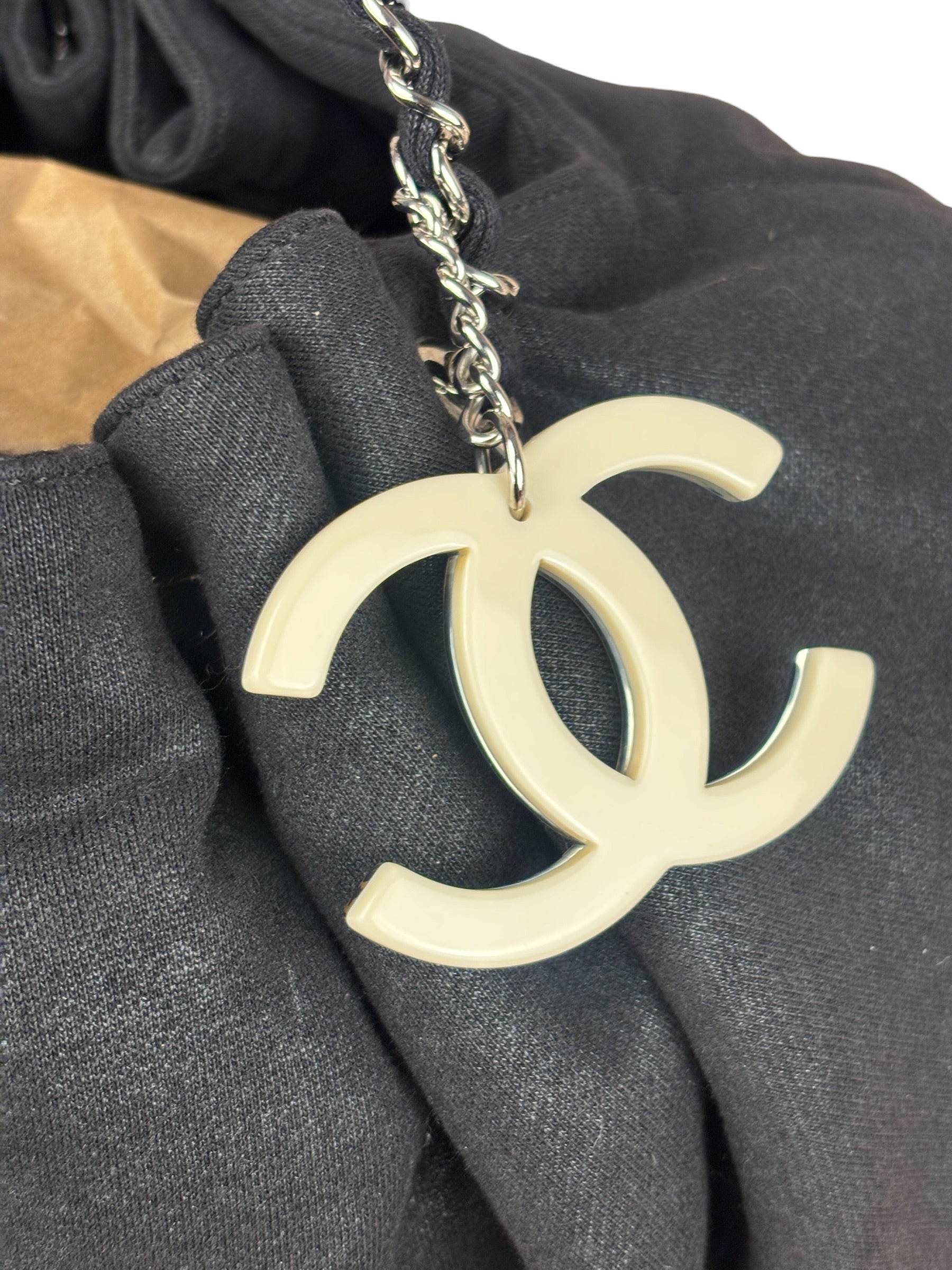 Chanel Black Melrose Cabas Hobo Bag - 1987