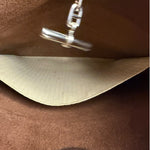 Hermes Brown Leather Vespa Crossbody PM