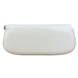 Gucci White Leather Bamboo Night Small Clutch/Pochette