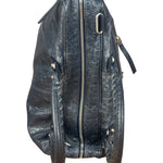 Balenciaga Navy Motocross Classic Bridge Bag