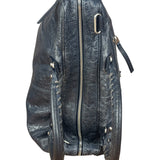 Balenciaga Navy Motocross Classic Bridge Bag