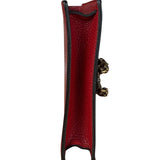 Gucci Red Leather Dionysus Super Mini Chain Crossbody Bag