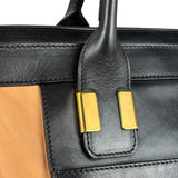 Chloe Nude Pink/Black Alice Satchel Shoulder Bag
