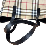 Burberry Bicolor Canvas House Check Tote Bag