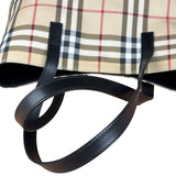 Burberry Bicolor Canvas House Check Tote Bag