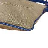Prada Beige/Blue Jacquard Crossbody Bag