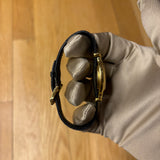 Fendi Oval Silver Dial Gold Plated Interchangeable Bands