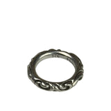 Chrome Hearts 925 Silver Scroll Bag Ring
