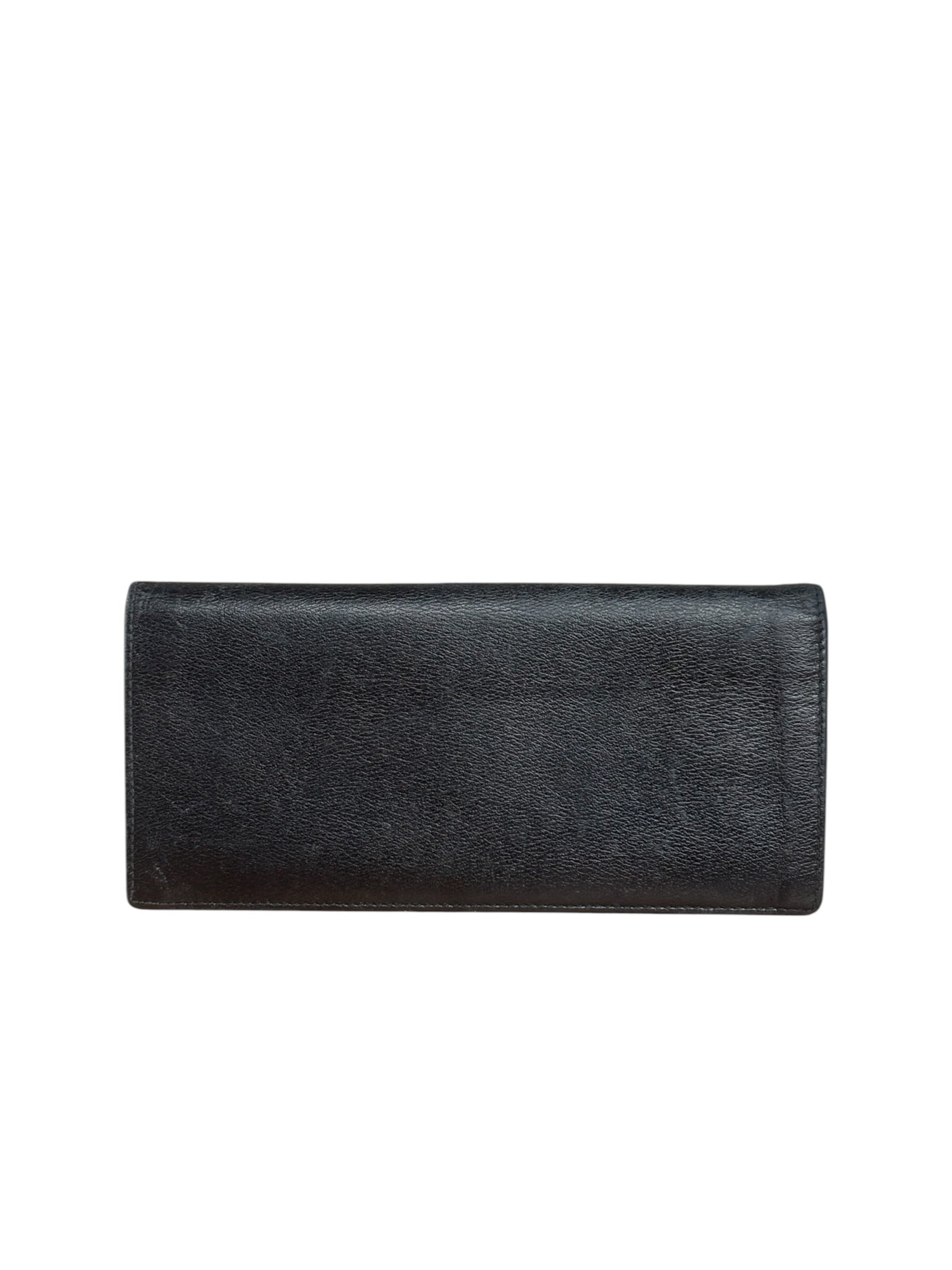 Loewe Bicolor Leather Puzzle Long Horizontal Bifold Wallet