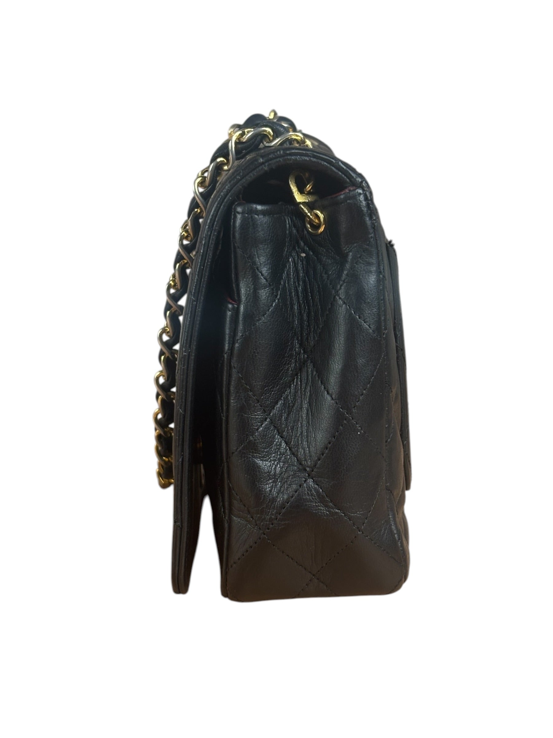 Chanel Black Small Quilted Flap Shoulder Bag 86-88