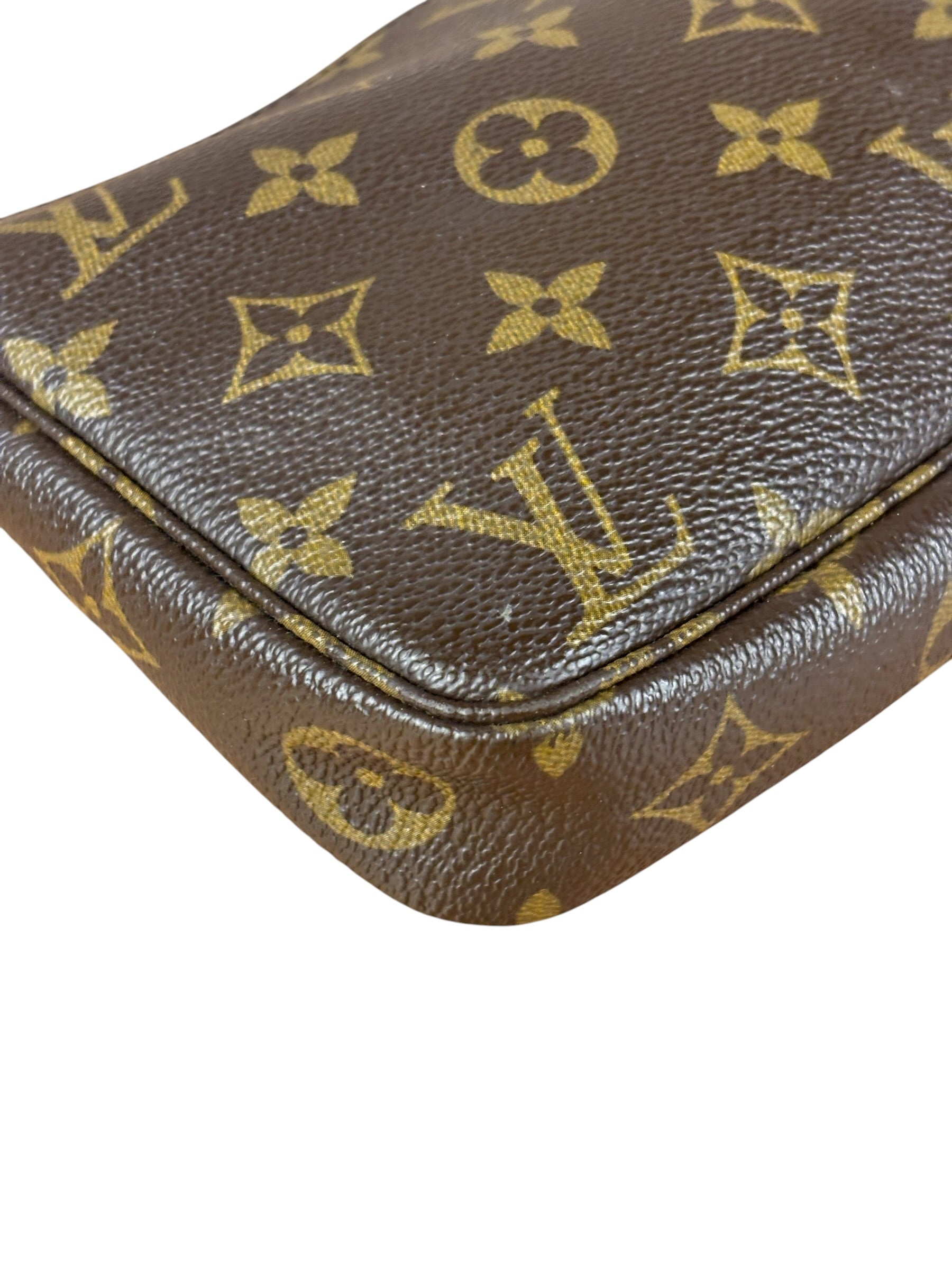 Louis Vuitton Leather Monogram Pochette