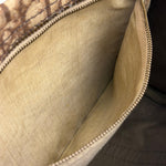 Christian Dior Brown Leather Trotter Boston Handbag