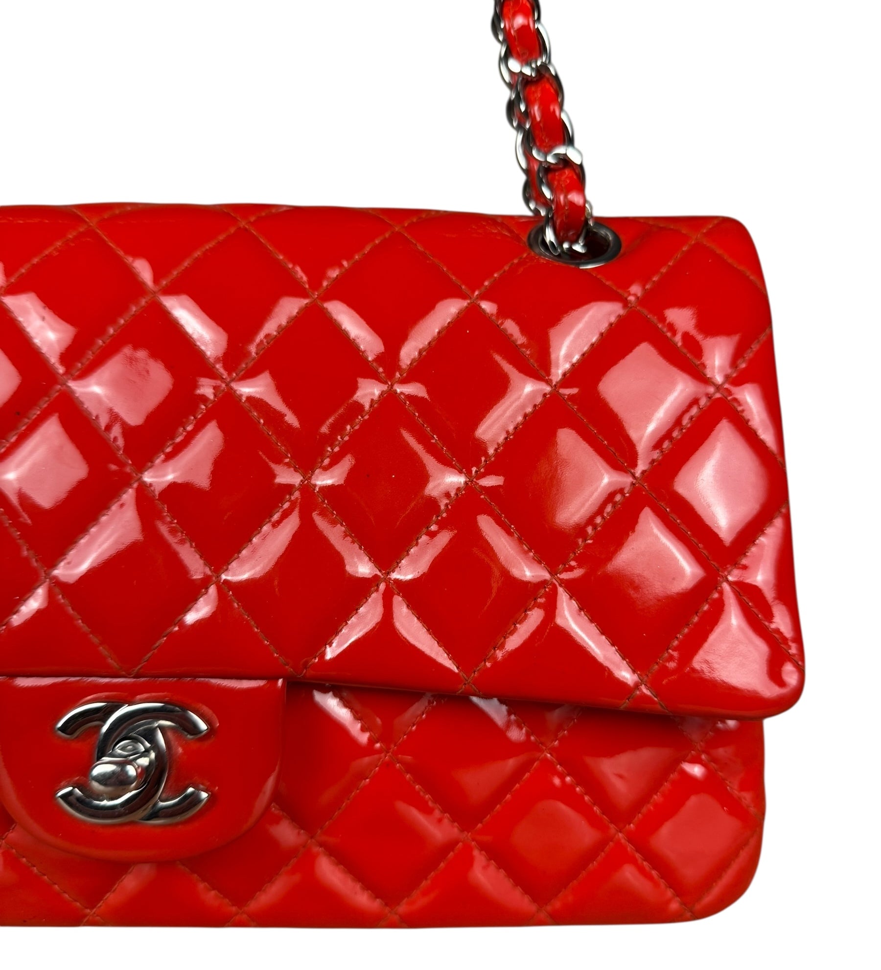 Chanel Classic Red Medium Double Flap Bag