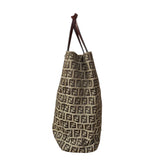 Fendi FF Canvas Top Handle Tote