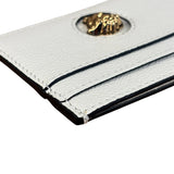 Versace White Leather Medusa Card Holder