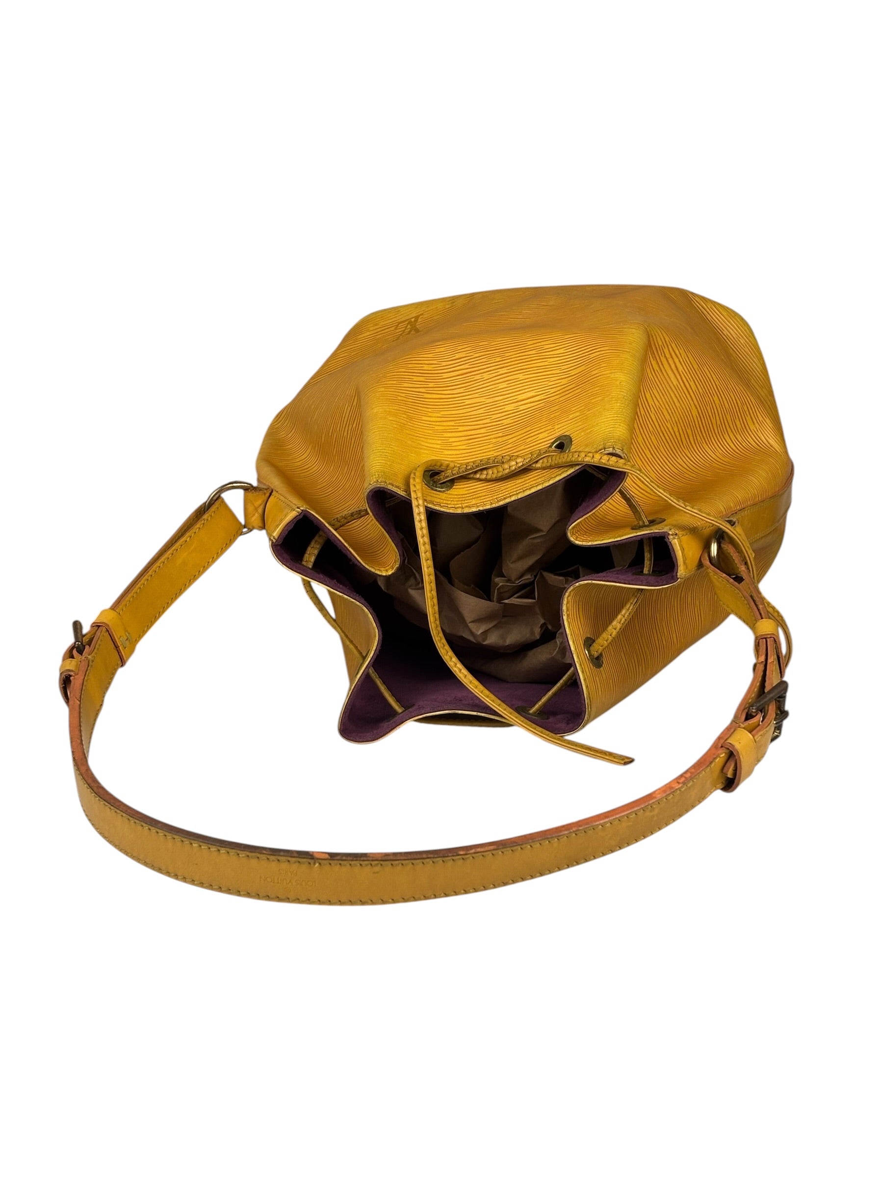 Louis Vuitton Yellow Epi Leather Neo Bucket Bag