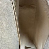 Chanel Grey Suede Beaded Pearl/Bead Boy Flap 2014