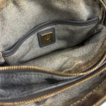 MCM Monogram Stripe Camera Crossbody