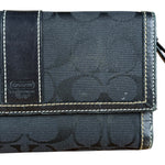 Coach Vintage Signature C Long Wallet Black