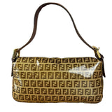 Fendi FF Sequin PVC Coated Canvas Baguette