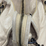 Balenciaga Vintage Almond Beige Leather Small City Two-Way Bag