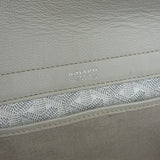 Goyard White Goyardine Sac Rouette PM Shoulder Tote