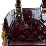 Louis Vuitton Monogram Vernis Alma BB Amarante 2Way Bag
