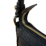 Gucci Black Pebbled Leather Shoulder Bag