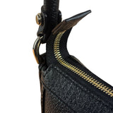 Gucci Black Pebbled Leather Shoulder Bag