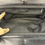 Chanel Black Calfskin Ritz Flap Bag 2007
