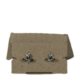 Vivienne Westwood Mini Bas Relief Silver Earrings