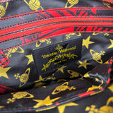 Vivienne Westwood Grafiti Plaid Boston Bag