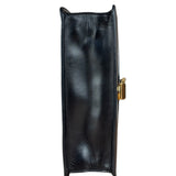 Gucci Black Leather Small Sylvie Shoulder Bag