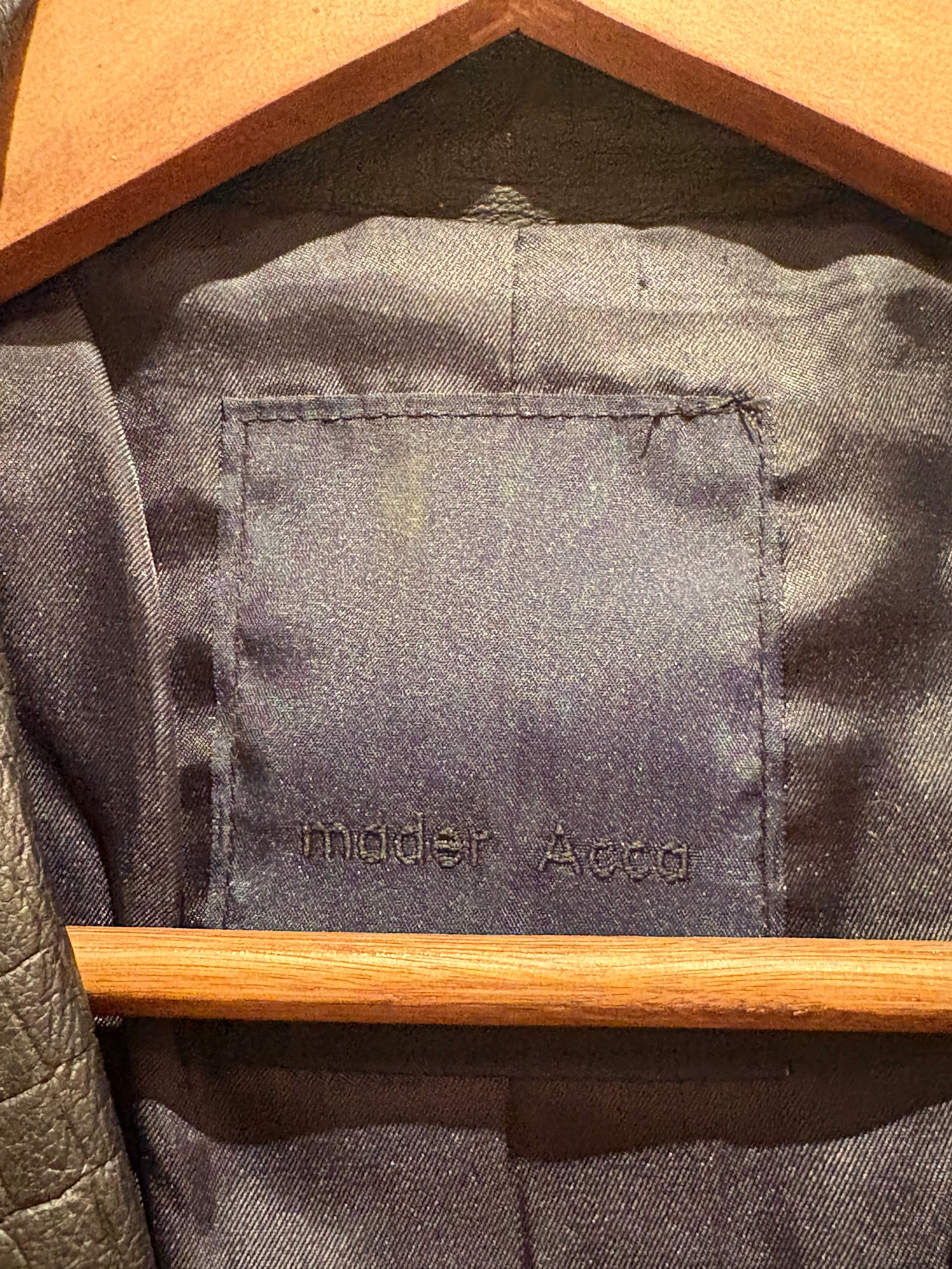 Mader Acca Vintage Leather Blazer