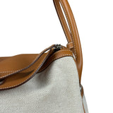 Hermes Toile Swift Canvas/Leather Lindy 30 Beige/Brown 2007