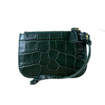 Balenciaga Green Zip Pouch