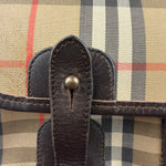 Burberry Vintage Beige/Dark Brown House Shoulder Bag