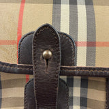 Burberry Vintage Beige/Dark Brown House Shoulder Bag