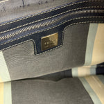Fendi FF Wave Canvas Shoulder Tote