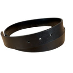 Gucci Black Leather G Buckle Belt